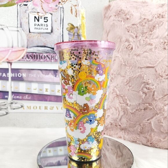 {Care Bears} Gold Confetti Travel Cup - Picture 2 of 7